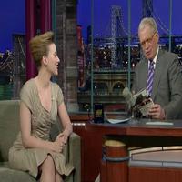 STAGE TUBE: Scarlett Johansson on David Letterman Video